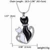 Alloy Geometric Animals Style Electroplated Irregular Love Clavicle Chain Necklace For Couples
