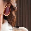 Alloy Geometric Ankola Red Electroplated Earrings For Women