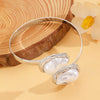 Alloy Geometric Baroque Pearl Collar Choker Necklace With Electroplating For Women
