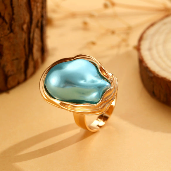 Alloy Geometric Baroque Pearl Collar Choker Necklace With Electroplating For Women