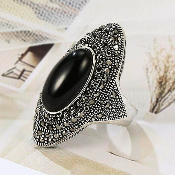 Alloy Geometric Baroque Style Electroplating Women's Ring