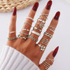 Alloy Geometric Black Butterfly Diamond Pearl Ring Dripping Oil Highend Unisex