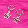 Alloy Geometric Bow Swirl Rivet Gothic Punk Style Women's Earrings Electroplated