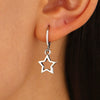 Alloy Geometric Bow Swirl Rivet Gothic Punk Style Women's Earrings Electroplated