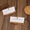 Alloy Geometric Butterfly Snake Earrings 5Piece Set Electroplated For Women