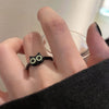 Alloy Geometric Cartoon Pearl Ring And Bracelet For Women With Electroplating Design