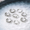 Alloy Geometric Carved Hollow Multielement Women's Foot Ring Jewelry