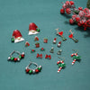 Alloy Geometric Christmas Earrings Electroplating For Women