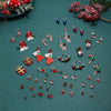 Alloy Geometric Christmas Earrings Electroplating For Women