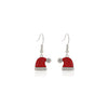 Alloy Geometric Christmas Hat Women's Earrings With Electroplating