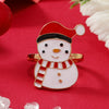 Alloy Geometric Christmas Ring For Women With Dripping Oil Treatment