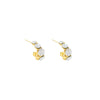 Alloy Geometric Cshaped Electroplated Earrings For Women