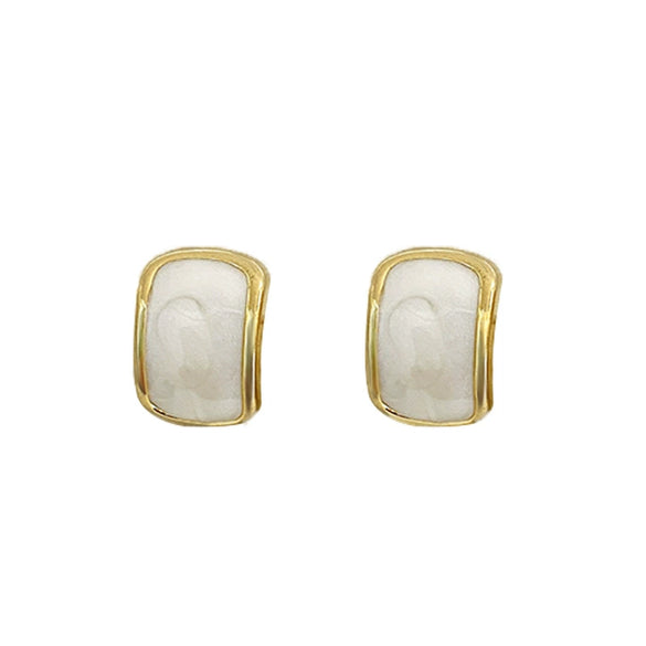 Alloy Geometric Cshaped Electroplated Women's Earrings