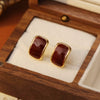 Alloy Geometric Cshaped Electroplated Women's Earrings