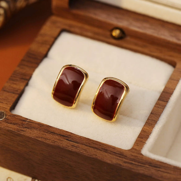 Alloy Geometric Cshaped Electroplated Women's Earrings