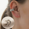 Alloy Geometric Ctype Ear Clip Electroplated Unisex Earrings