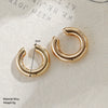 Alloy Geometric Ctype Ear Clip Electroplated Unisex Earrings