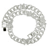 Alloy Geometric Diamond Cuban Butterfly Necklace Hip Hop Jewelry