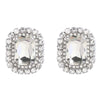 Alloy Geometric Diamond Earrings For Women