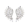 Alloy Geometric Diamond Fashion Fan Wings Earrings
