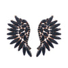 Alloy Geometric Diamond Fashion Fan Wings Earrings