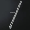 Alloy Geometric Diamond Hip Hop Bracelet