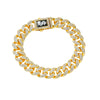 Alloy Geometric Diamond Hip Hop Bracelet