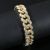 Alloy Geometric Diamond Hip Hop Bracelet