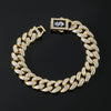 Alloy Geometric Diamond Hip Hop Bracelet