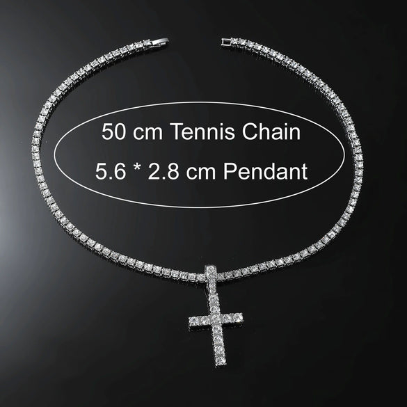 Alloy Geometric Diamond Hiphop Men's Pendant Necklace