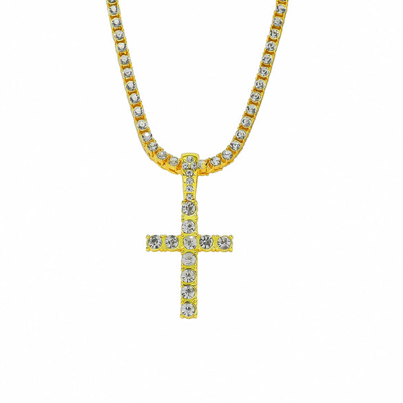 Alloy Geometric Diamond Hiphop Men's Pendant Necklace