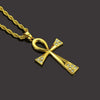 Alloy Geometric Diamond Key Pendant Necklace Jewelry