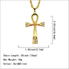 Alloy Geometric Diamond Key Pendant Necklace Jewelry