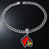 Alloy Geometric Diamond Men's Cuban Chain Hip Hop Exaggerated Animal Pendant Necklace