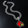 Alloy Geometric Diamond Men's Cuban Chain Hip Hop Exaggerated Animal Pendant Necklace