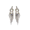 Alloy Geometric Diamond Tassel Earrings For Women Highend Fashion