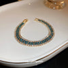 Alloy Geometric Diamond Women's Bracelet