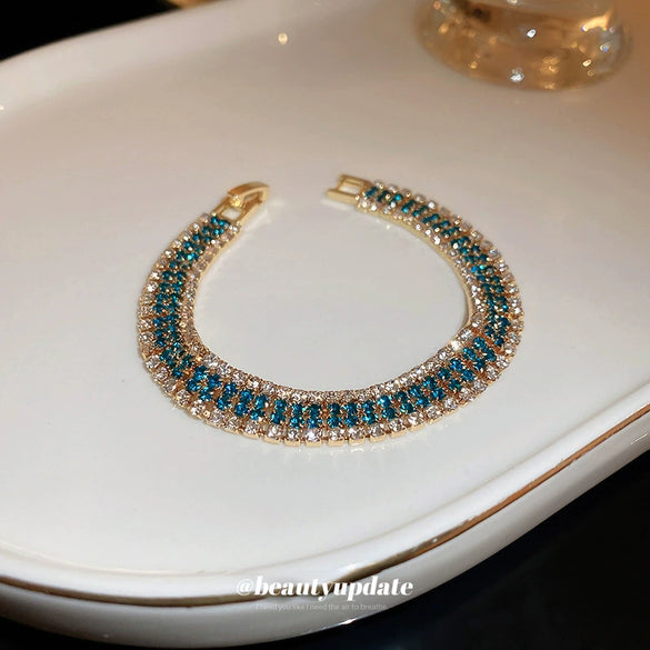 Alloy Geometric Diamond Women's Bracelet