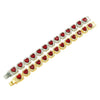 Alloy Geometric Diamondencrusted Love Rhinestone Couple Bracelet