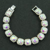 Alloy Geometric Diamondencrusted Love Rhinestone Couple Bracelet