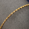Alloy Geometric Double Water Wave Chain Anklet Simple Jewelry For Women