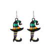 Alloy Geometric Dripping Oil Stud Earrings