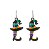 Alloy Geometric Dripping Oil Stud Earrings
