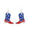 Alloy Geometric Dripping Oil Stud Earrings