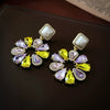 Alloy Geometric Drop Shape Diamond Design Women's Vintage Earrings
