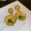 Alloy Geometric Drop Shape Diamond Design Women's Vintage Earrings