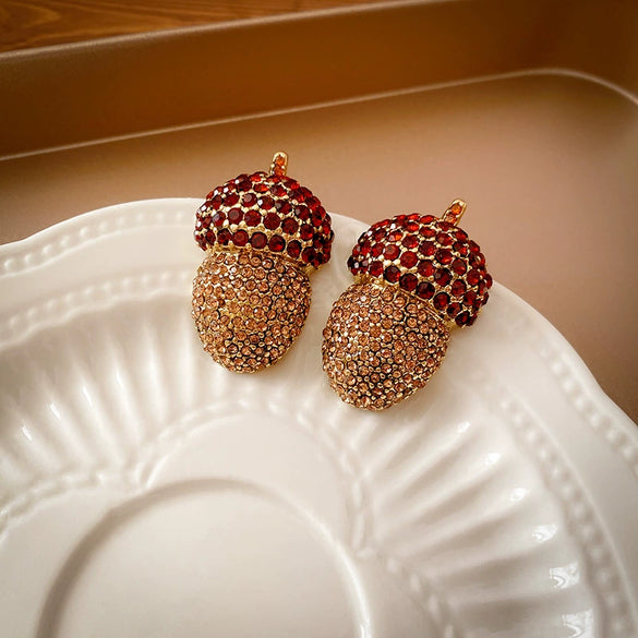 Alloy Geometric Drop Shape Diamond Design Women's Vintage Earrings
