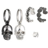 Alloy Geometric Earrings Electroplating Gothic Punk Hiphop Style