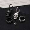 Alloy Geometric Earrings Electroplating Gothic Punk Hiphop Style