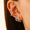 Alloy Geometric Earrings Electroplating Gothic Punk Hiphop Style